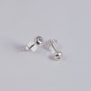 related by objects - tag it! studs diamonds - 925 Sterlingsilber - feinversilbert mit Diamanten