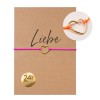Bow & Hummingbird Armband auf Karte - Herz - Liebe