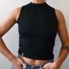 DRUCK STÜCK Turtle Neck Top Lou Ü