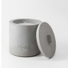Nachfüllbares Beton-Indoor-Feuer “LIGHT M” – mit Betondeckel - Ideal Wachsreste verbrauchen