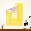 Wandkalender 2027 und 2028, 24 Monate verwendbar, A1-Jahresplaner, 2-Jahres-Kalender, Halbjahre abtrennbar, gelb // sperlingB.design