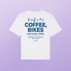"Coffe, Bikes and easy rides" T-Shirt (unisex) – studio ciao