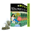 Marania® Yerba Mate Teebeutel Bio Grün ● 4er-Pack Premium Mate Tee Beutel ● 60 Pyramiden-Teebeutel ● Matetee ● Grüner Tee