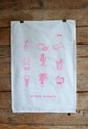 zita products - ULLA Geschirrtuch pink