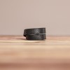 LEDERJUNGE – Wickelarmband, Armband »LIZ« aus Rhabarberleder (schwarz)