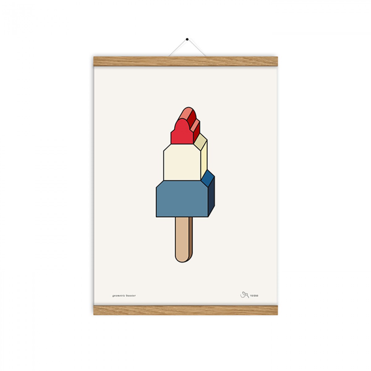 redfries geometric booster a3 – Kunstdruck DIN A3