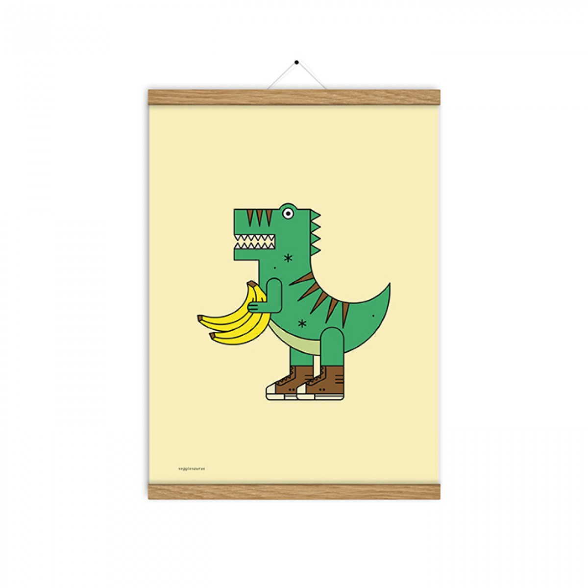 redfries veggiesaurus a3 – Kunstdruck DIN A3