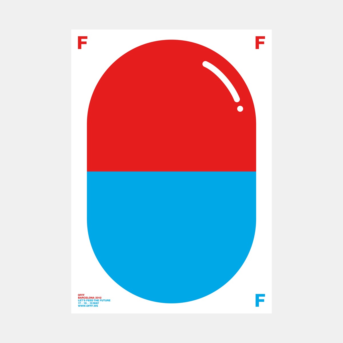 hinzkunst Plakat „OFFF“ DIN A1