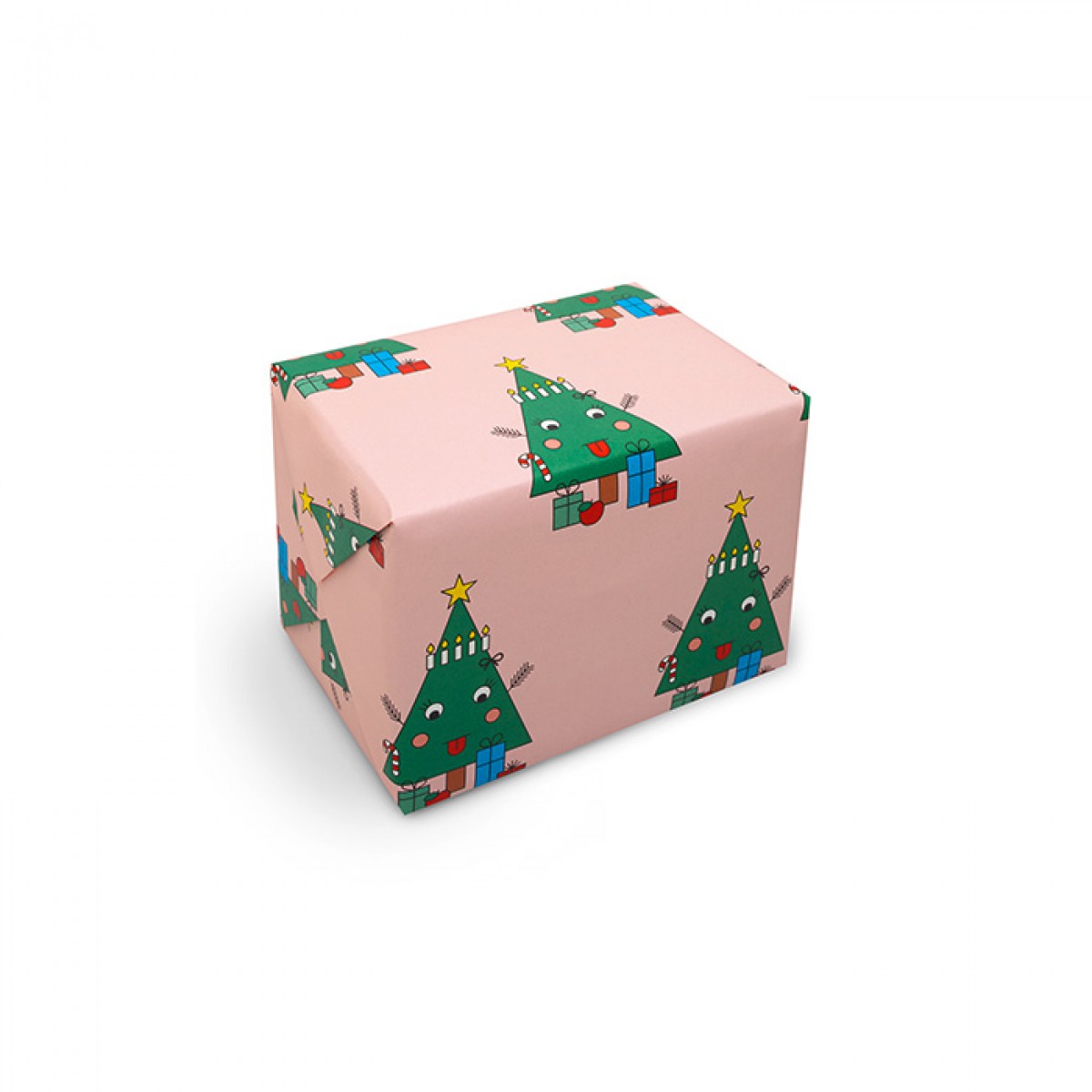 redfries wrap happy tree – 6 Bögen Geschenkpapier Weihnachten