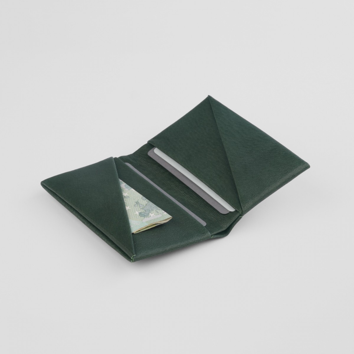 VANOOK Bi-Fold Card Case Small / Malachite
