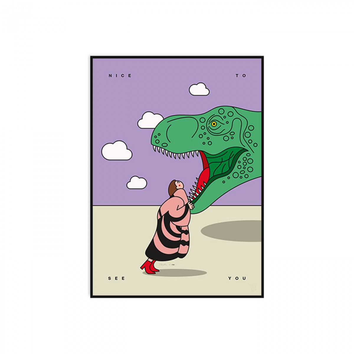 redfries dinopark – Kunstdruck DIN B2