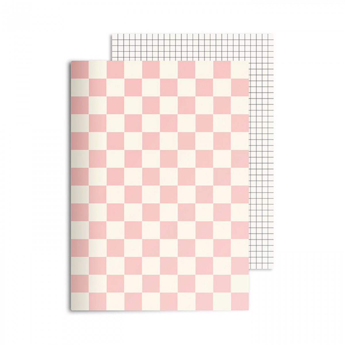 redfries checkered rose – 2 Stück Notizhefte DIN A5