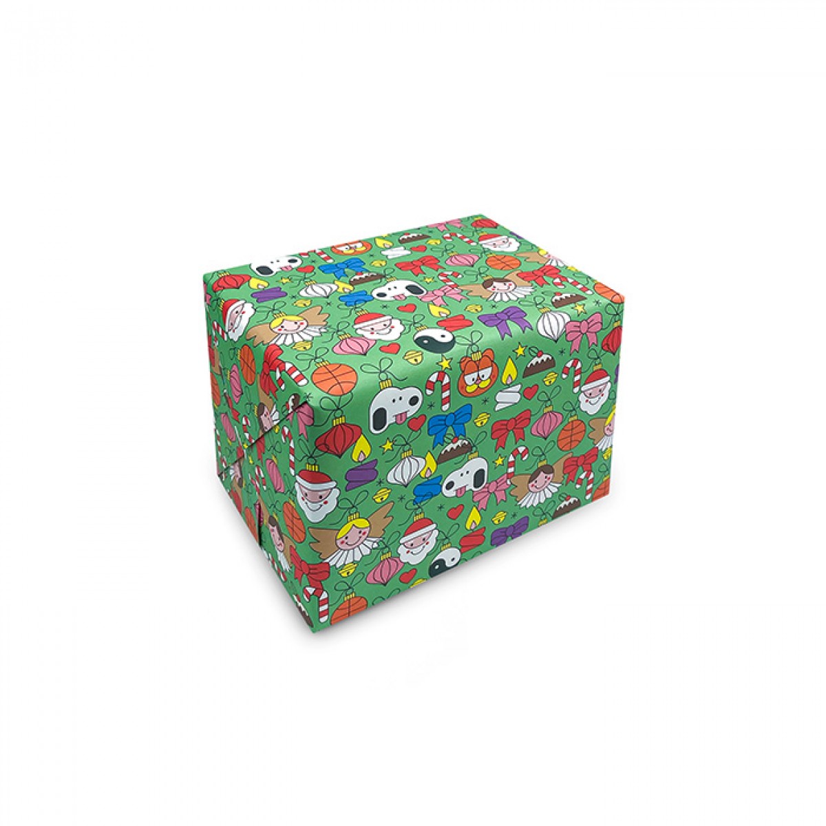 redfries wrap christmas chaos – 6 Bögen Geschenkpapier