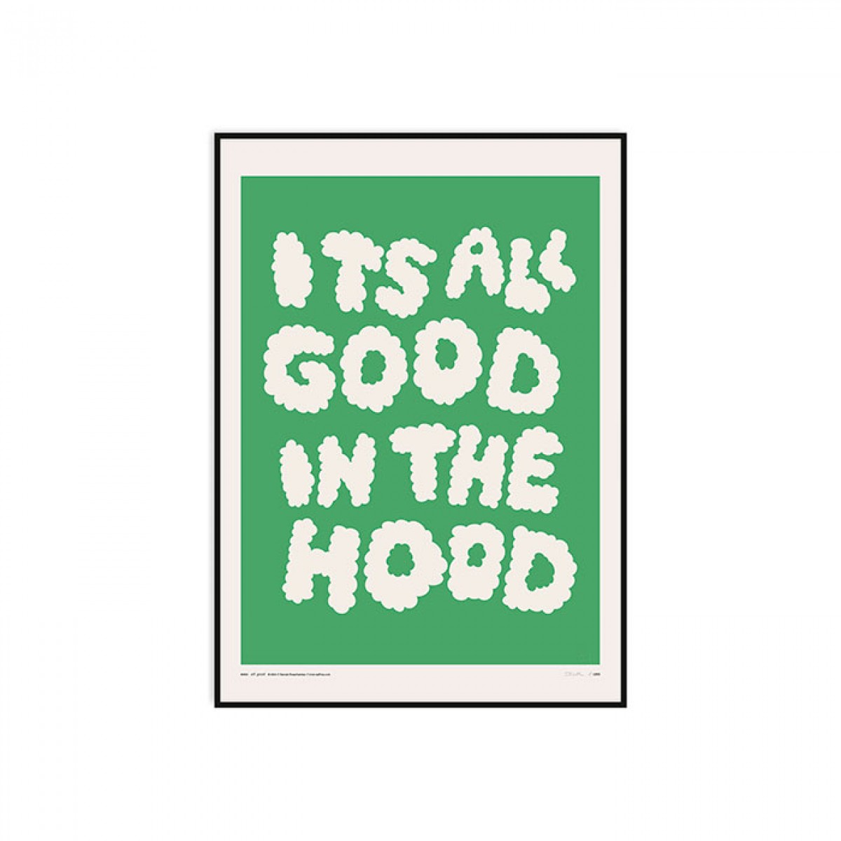 redfries all good green – Kunstdruck DIN B2