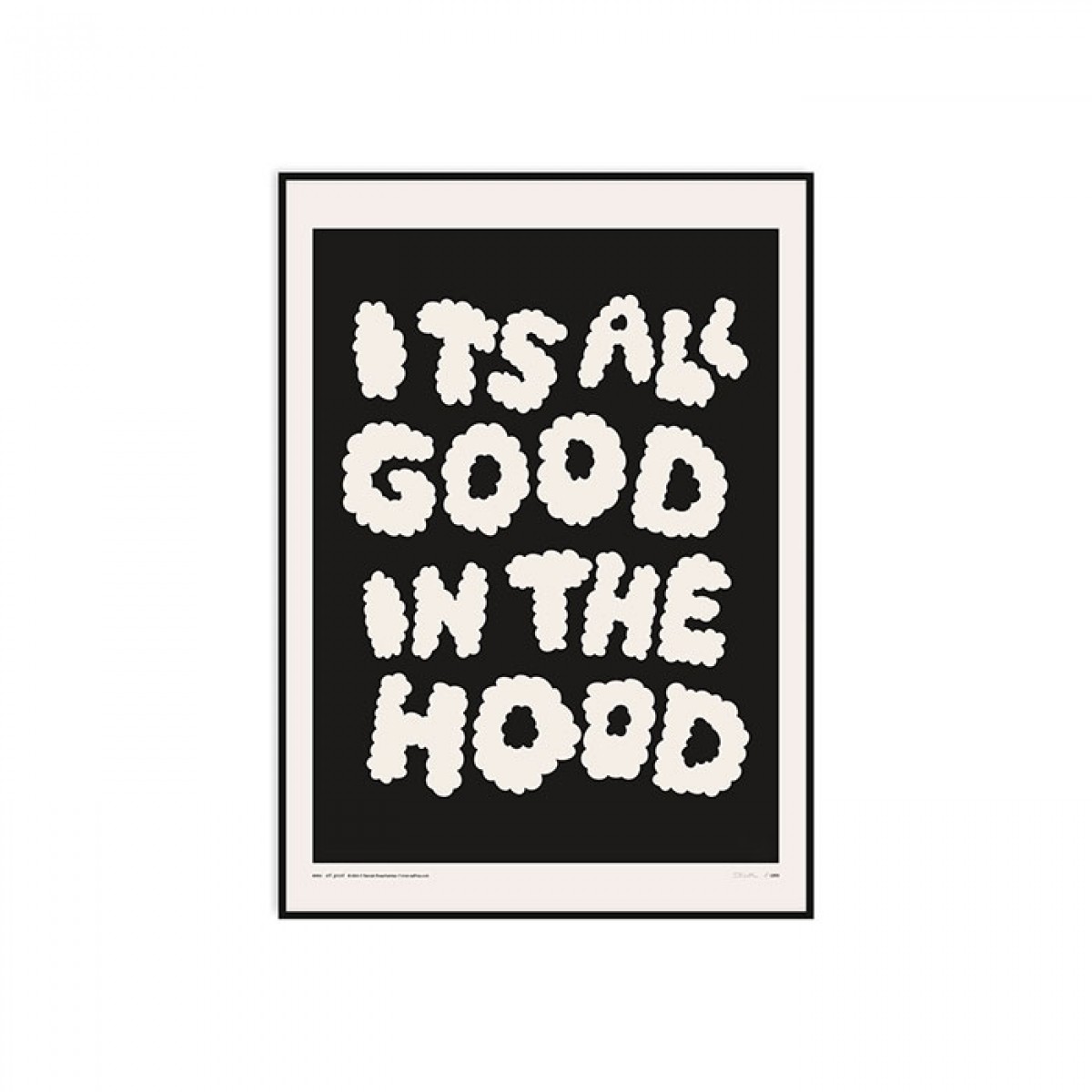 redfries all good black – Kunstdruck DIN B2