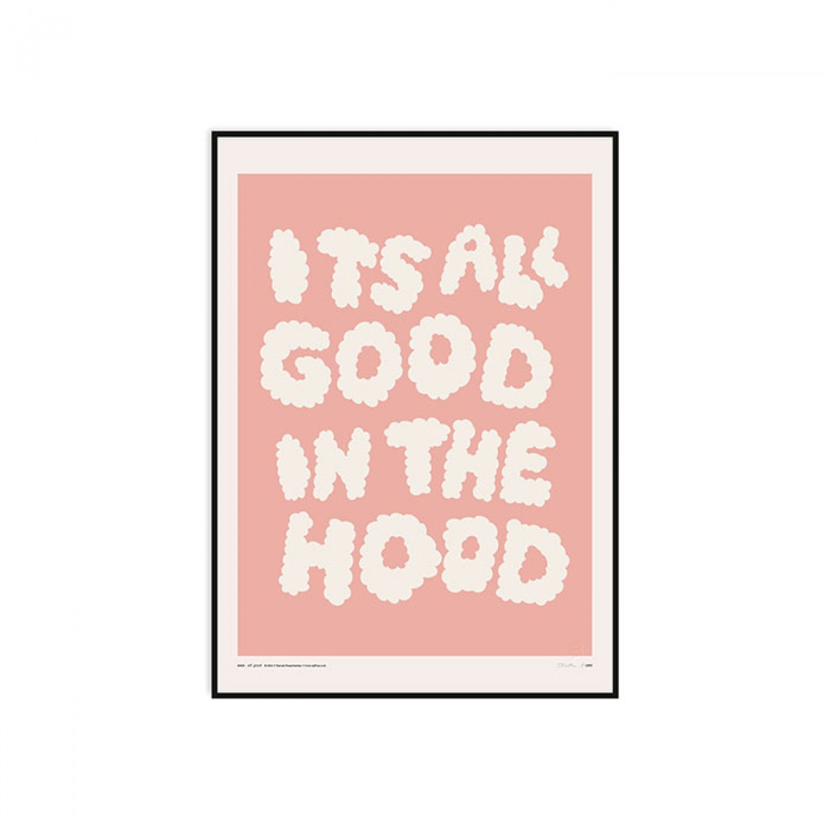 redfries all good rose – Kunstdruck DIN B2