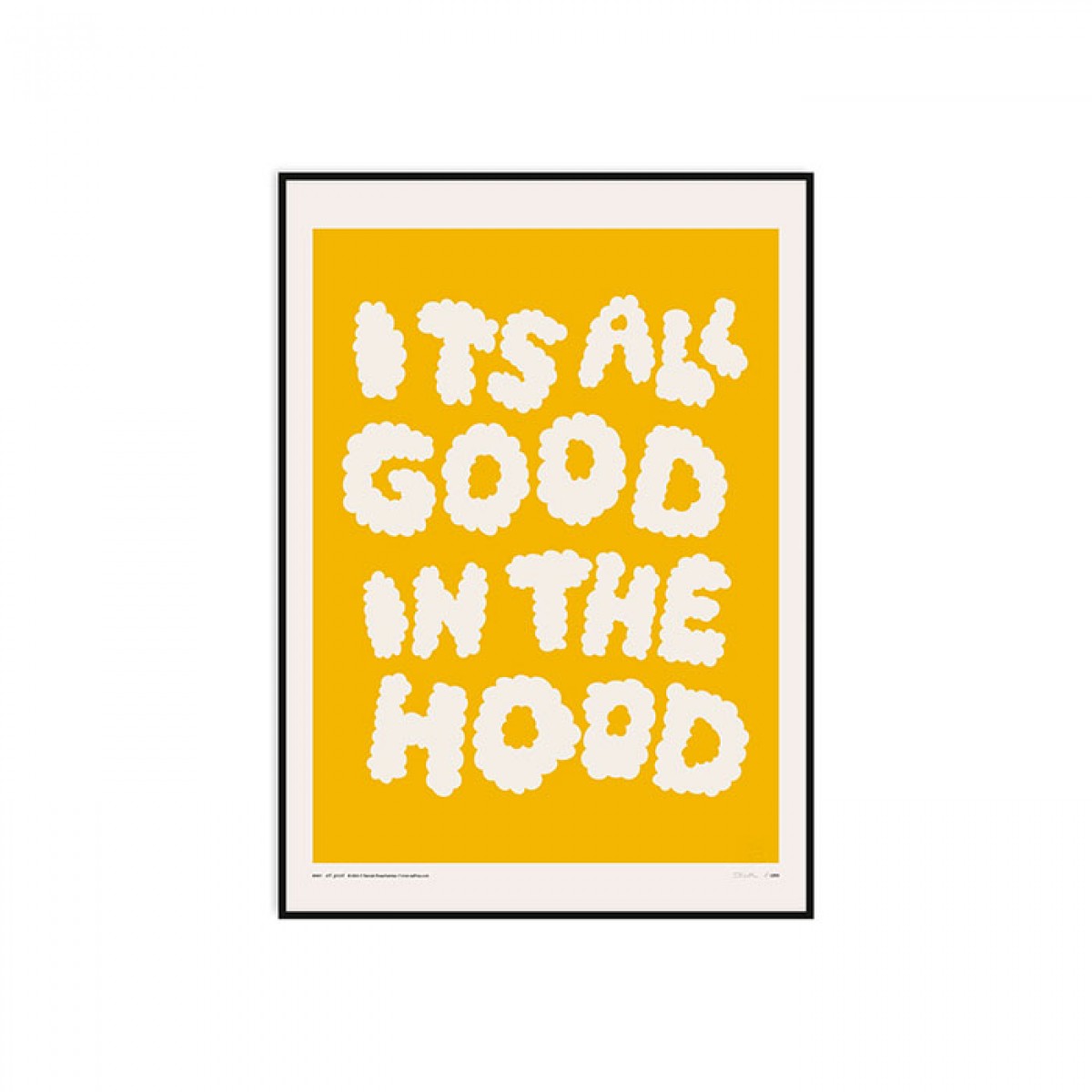 redfries all good yellow – Kunstdruck DIN B2