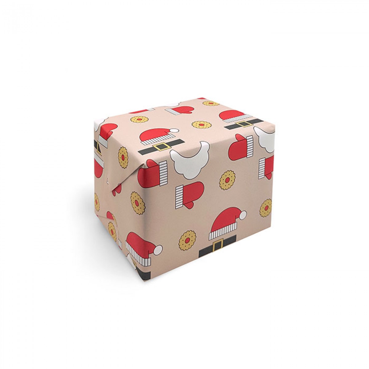 redfries wrap naked santa – 6 Bögen Geschenkpapier