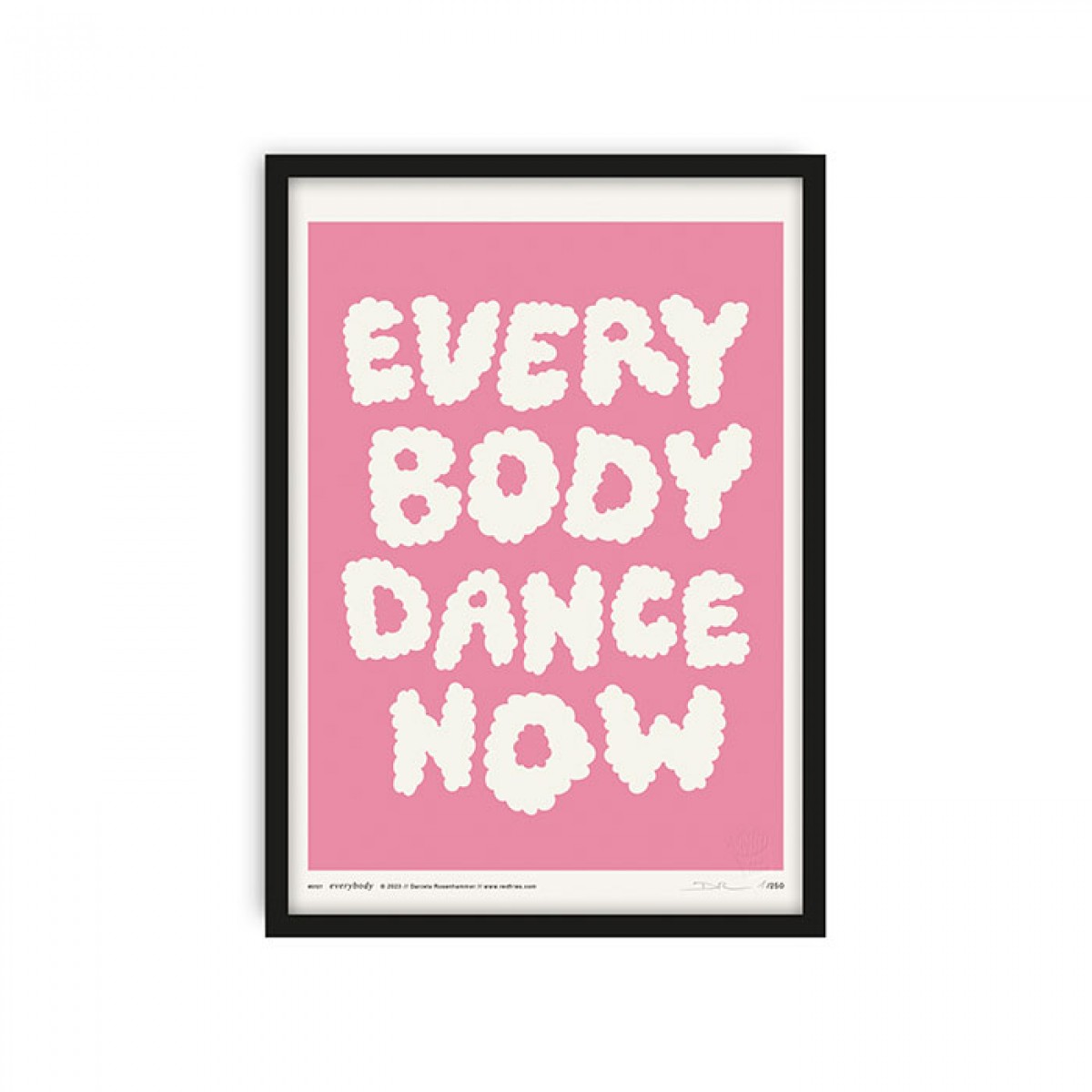 redfries everybody pink – Kunstdruck DIN A4