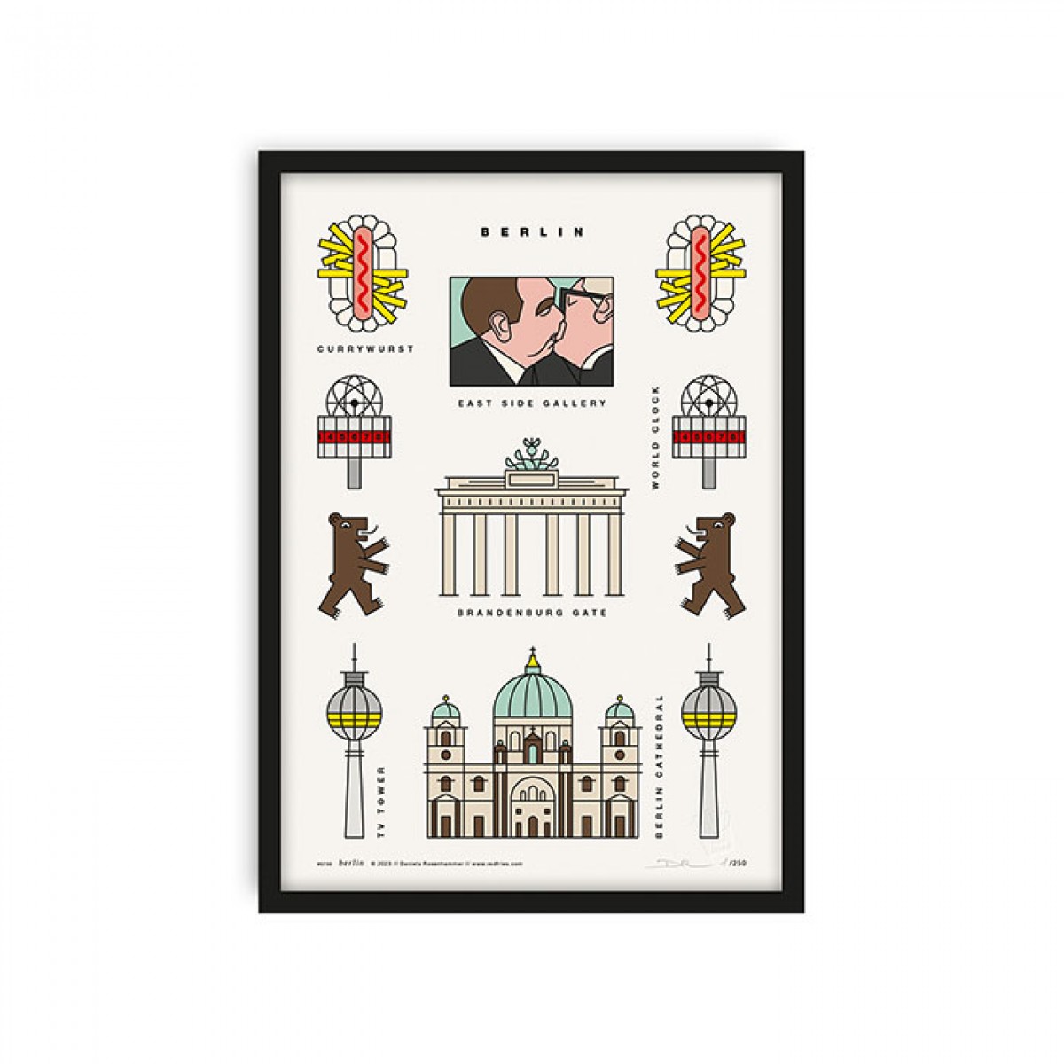redfries berlin a4 – Kunstdruck DIN A4