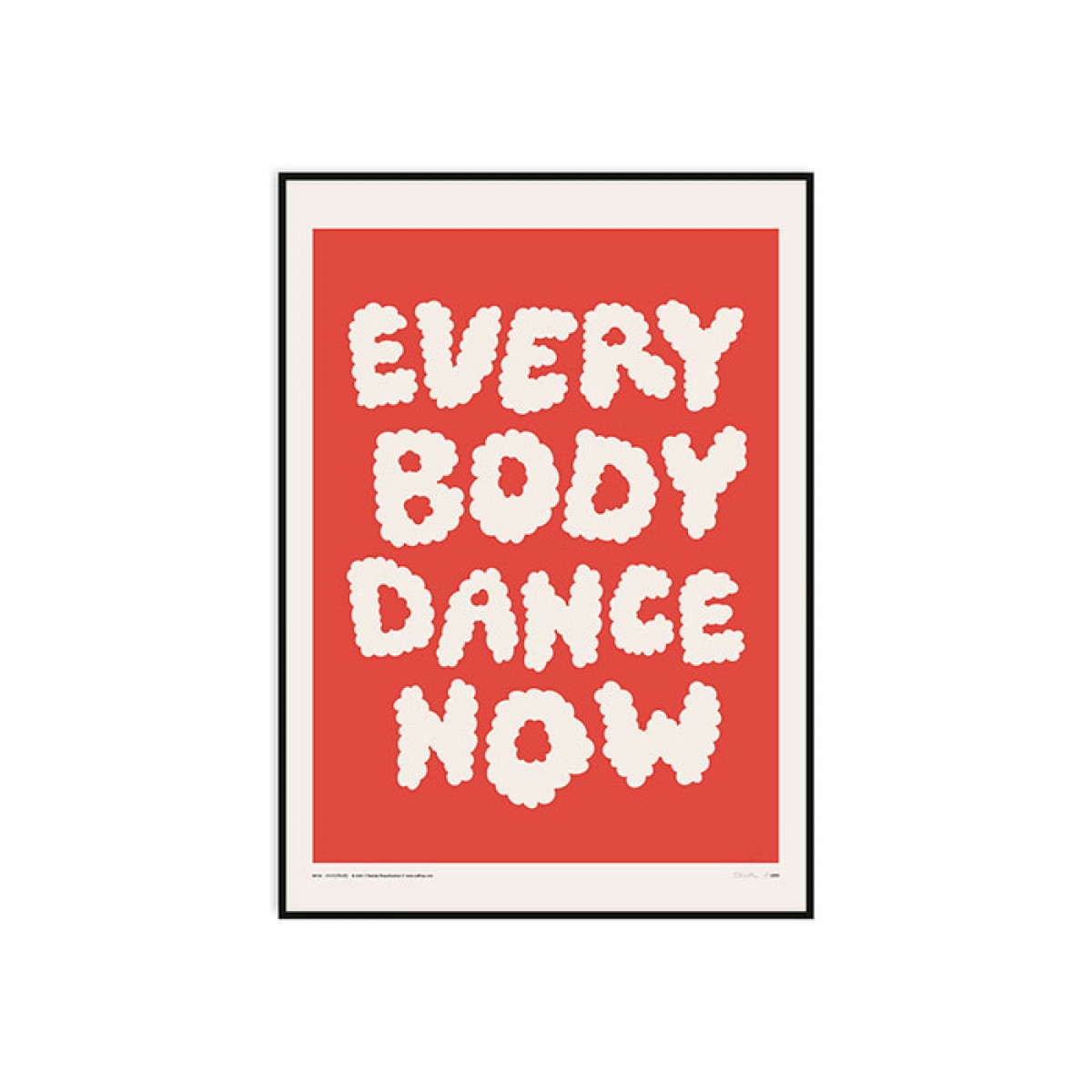 redfries everybody red b2 – Kunstdruck DIN B2