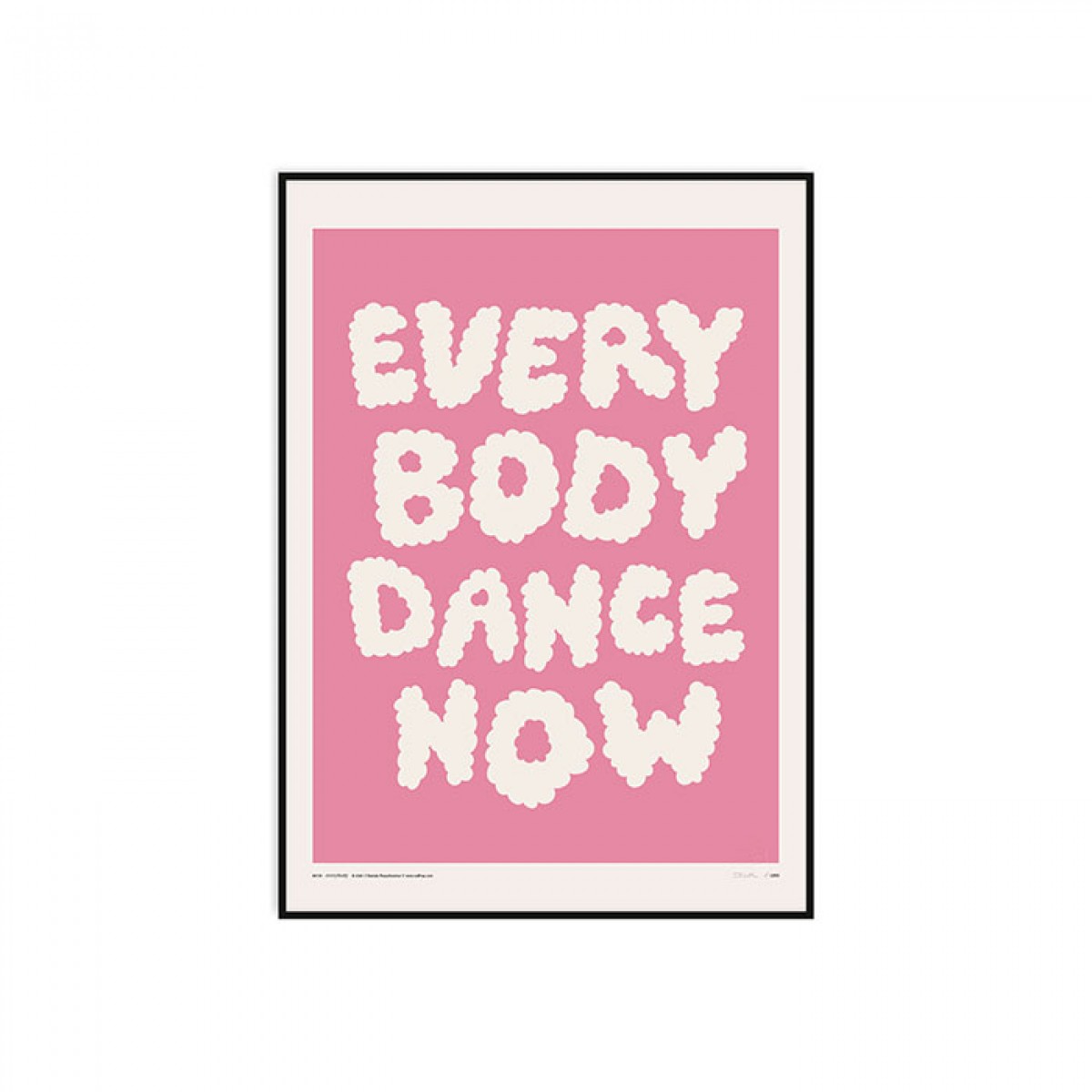 redfries everybody pink b2 – Kunstdruck DIN B2