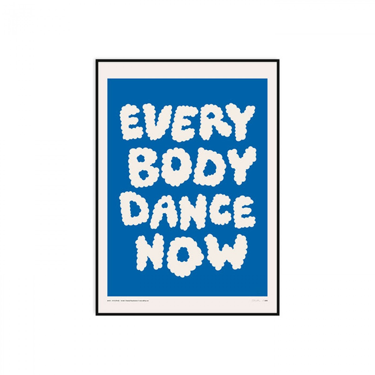 redfries everybody blue b2 – Kunstdruck DIN B2