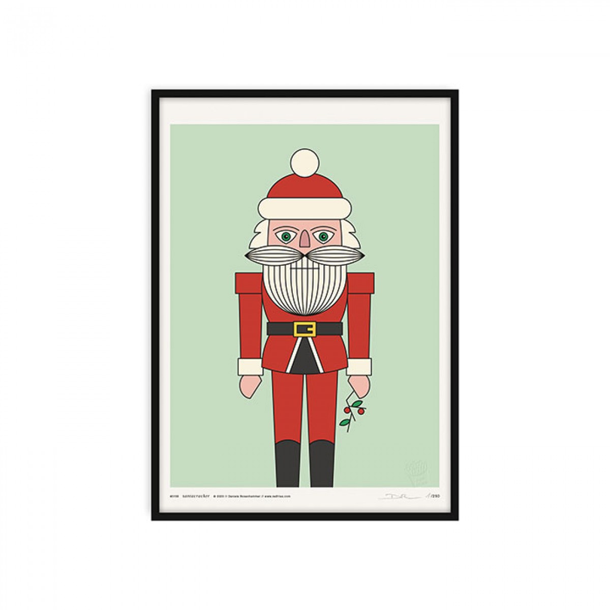 redfries santacracker a3 – Kunstdruck DIN A3