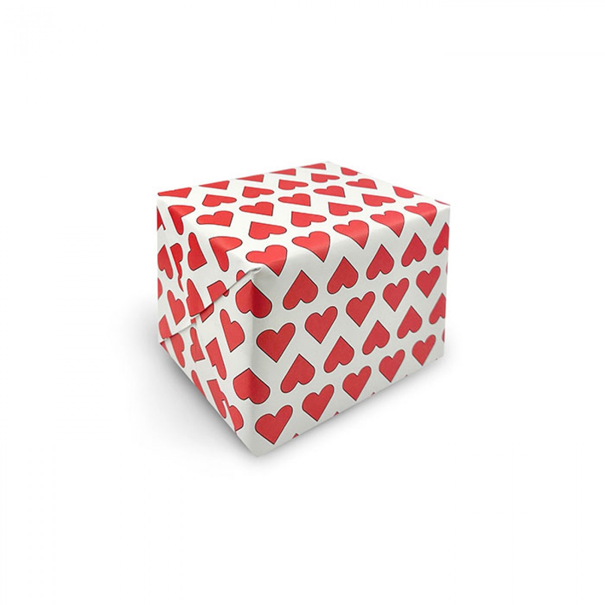 redfries wrap confetti hearts - 6 Bögen Geschenkpapier 