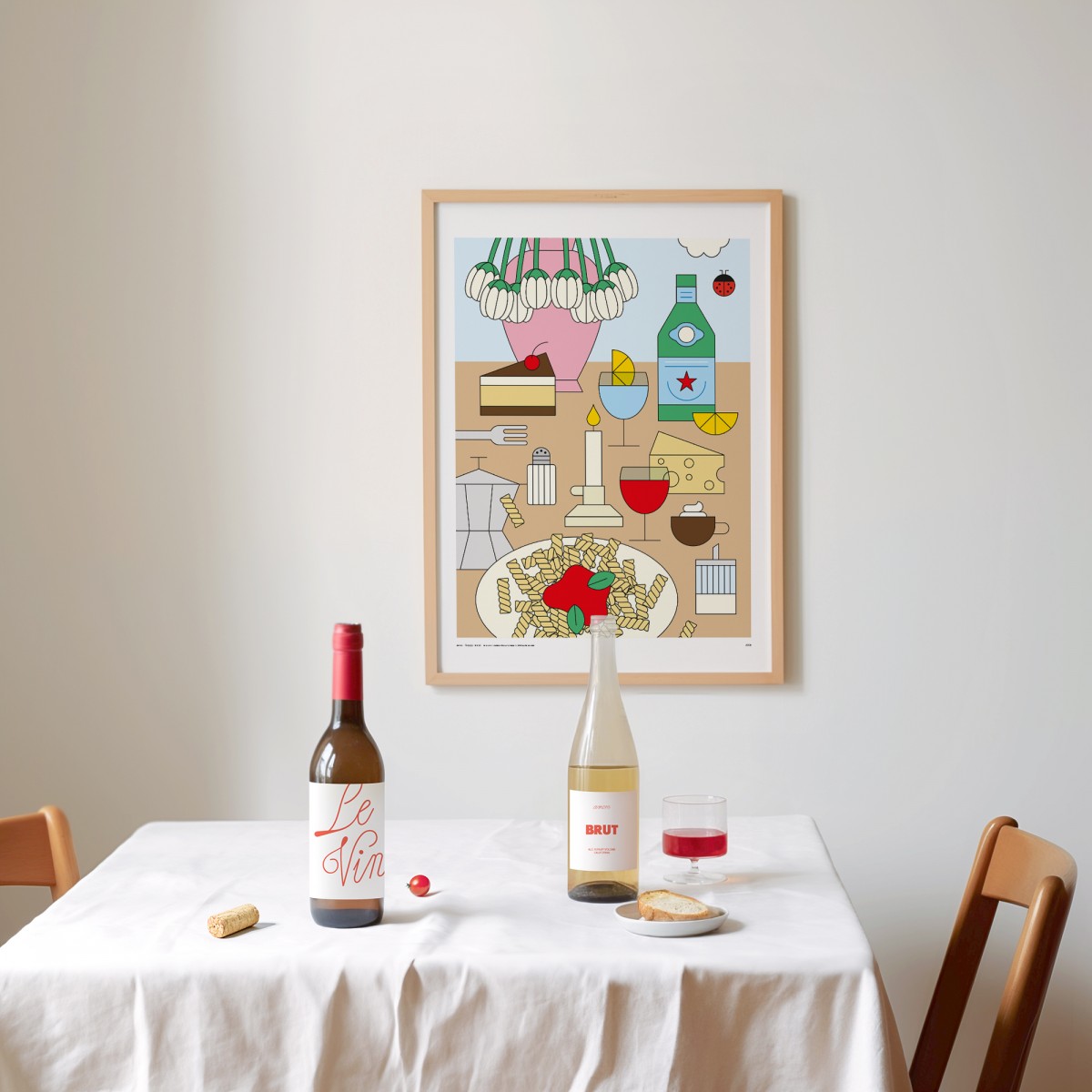 redfries happy meal – Kunstdruck DIN B2