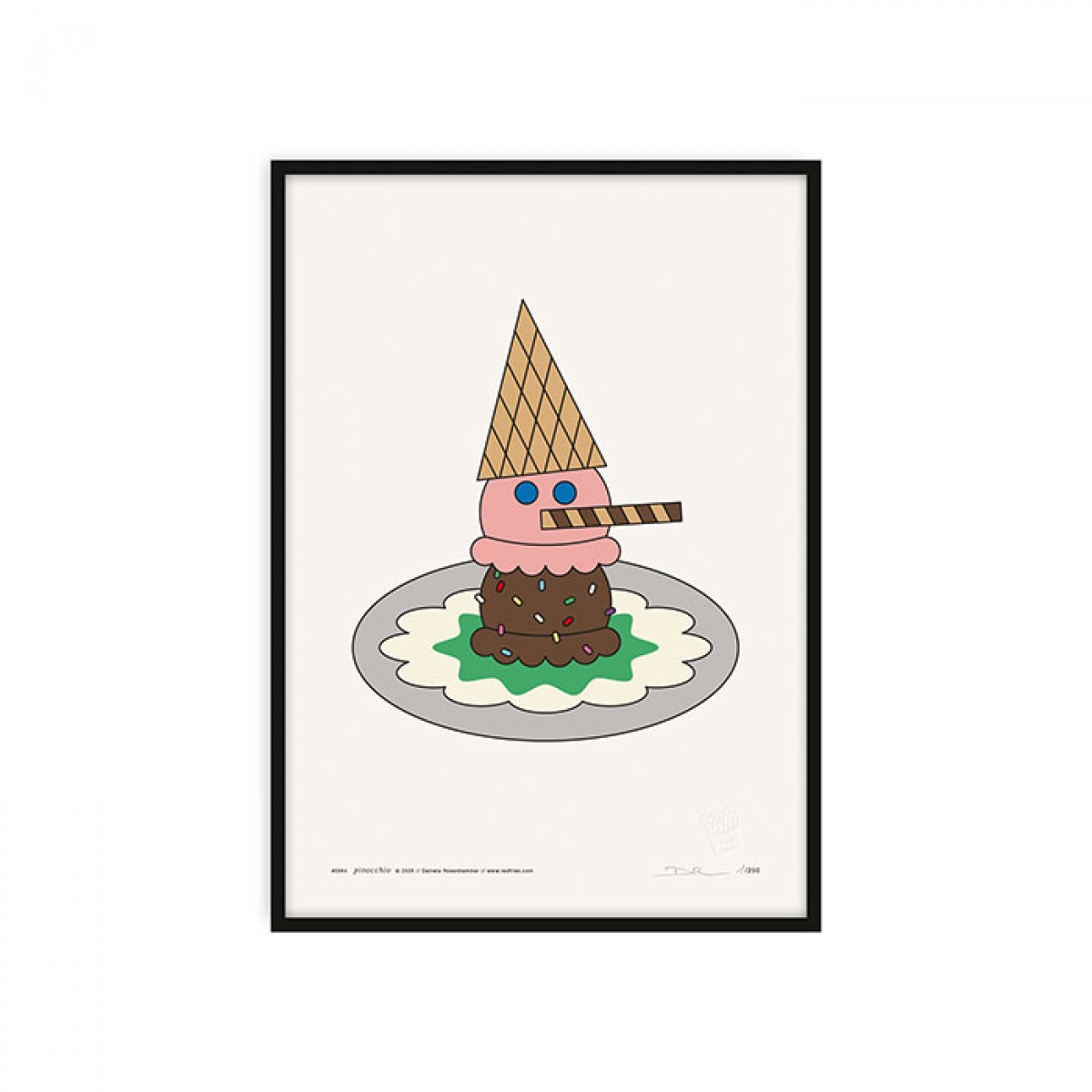 redfries pinocchio – Kunstdruck DIN A3