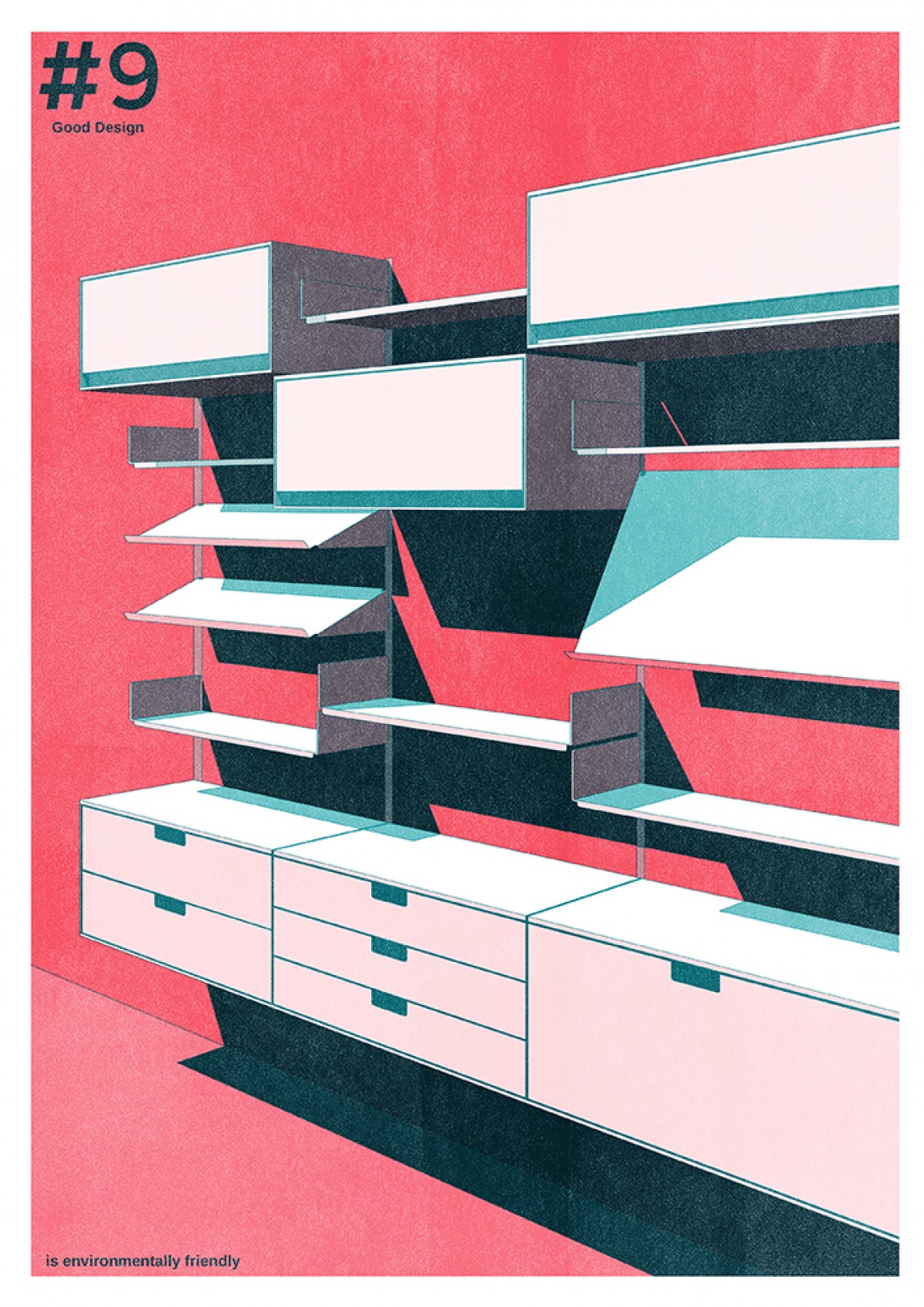 Haus der Riso - Good Design - 606 - A3 Risograph-Druck