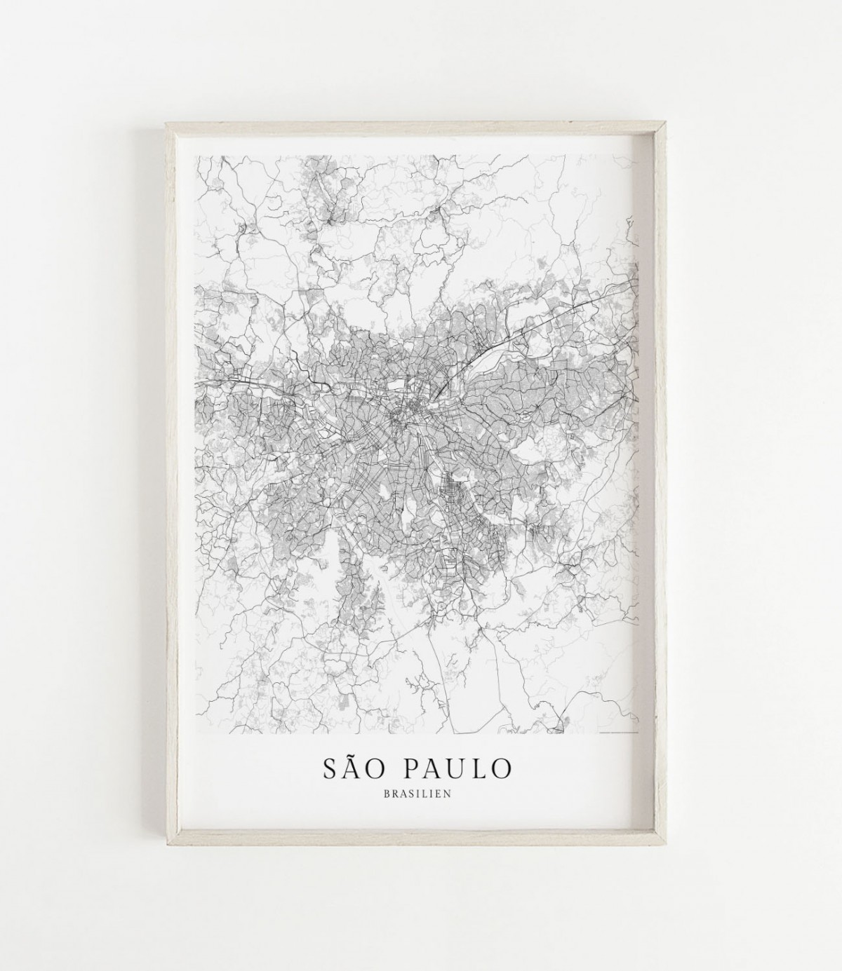 SÃO PAULO als hochwertiges Poster im skandinavischen Stil von Skanemarie