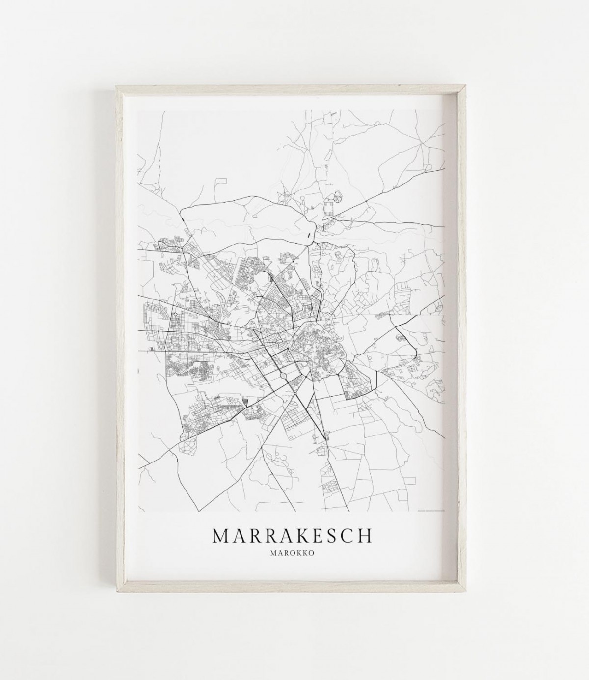 MARRAKESCH Print im skandinavischen Stil von Skanemarie 