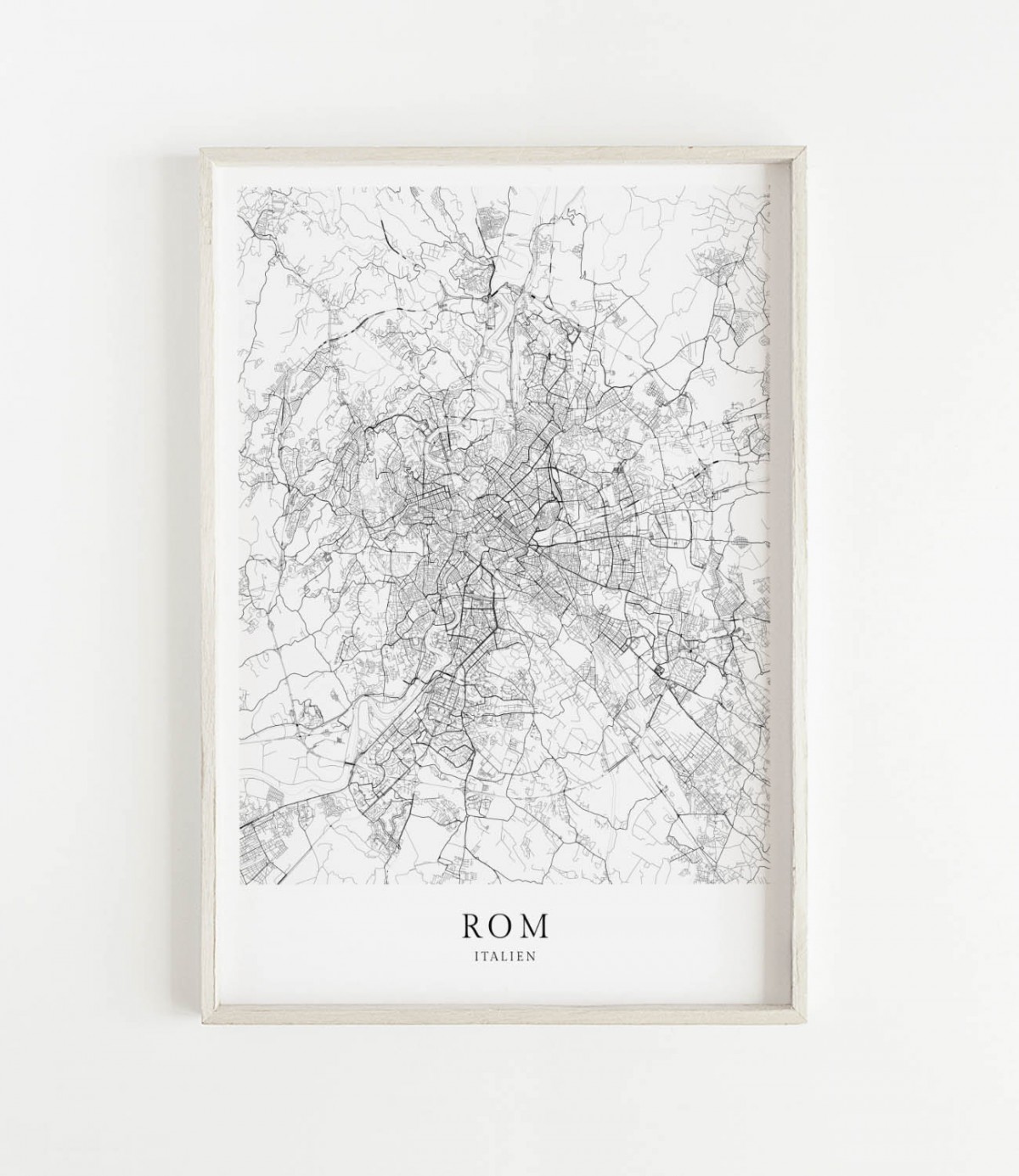 Karte ROM Italien als Print von Skanemarie