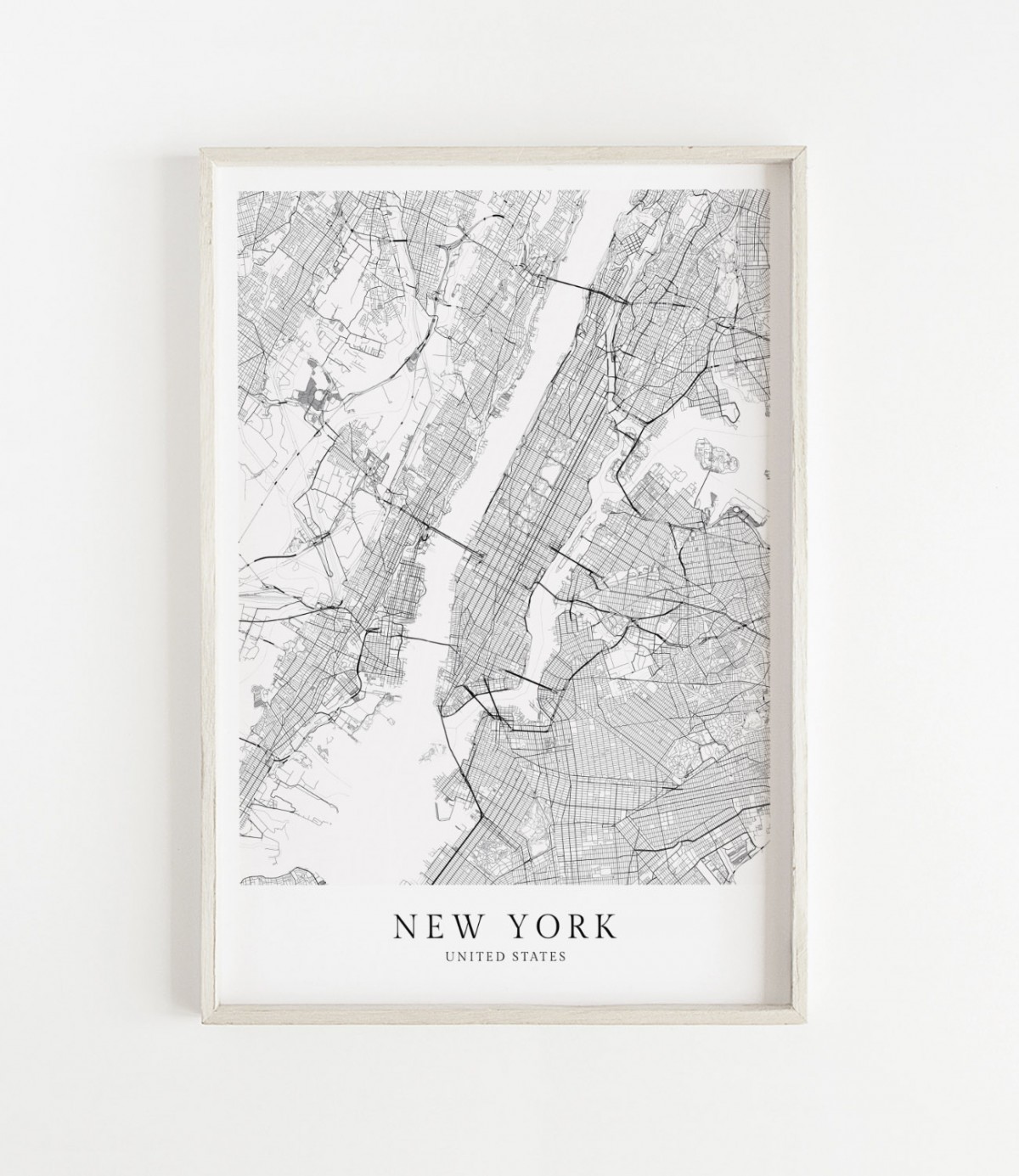 NEW YORK als hochwertiges Poster im skandinavischen Stil von Skanemarie