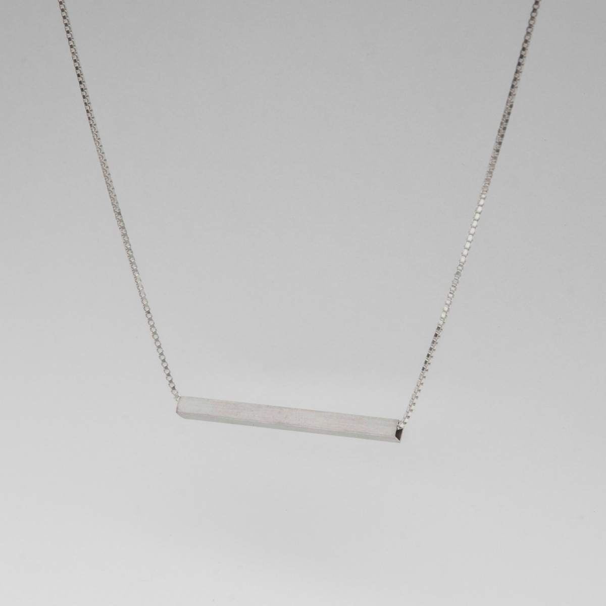 Jonathan Radetz Halskette SQUARE 40, Länge 43cm, Silber 925