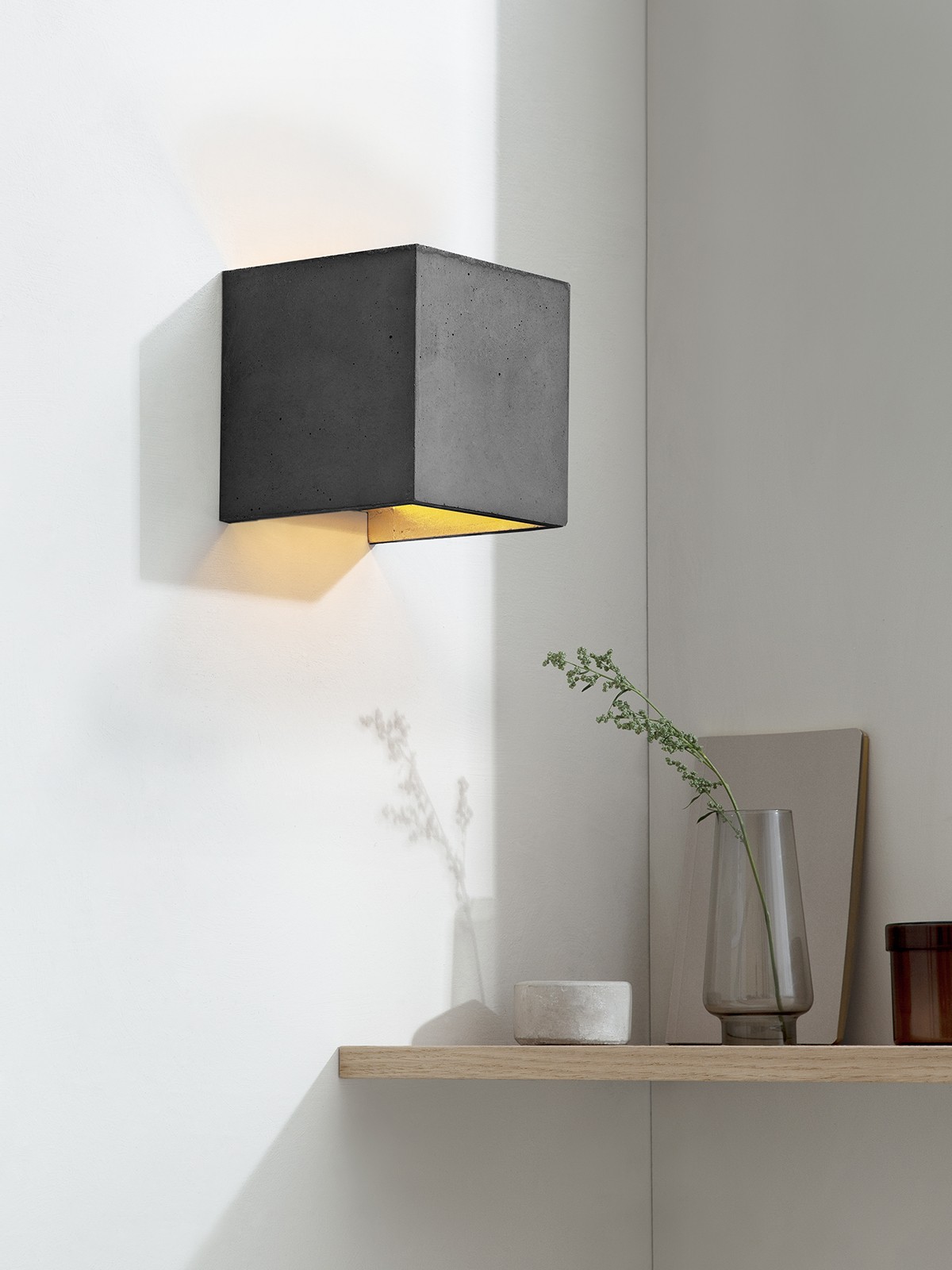 GANTlights [B3]dark Wandlampe quadratisch