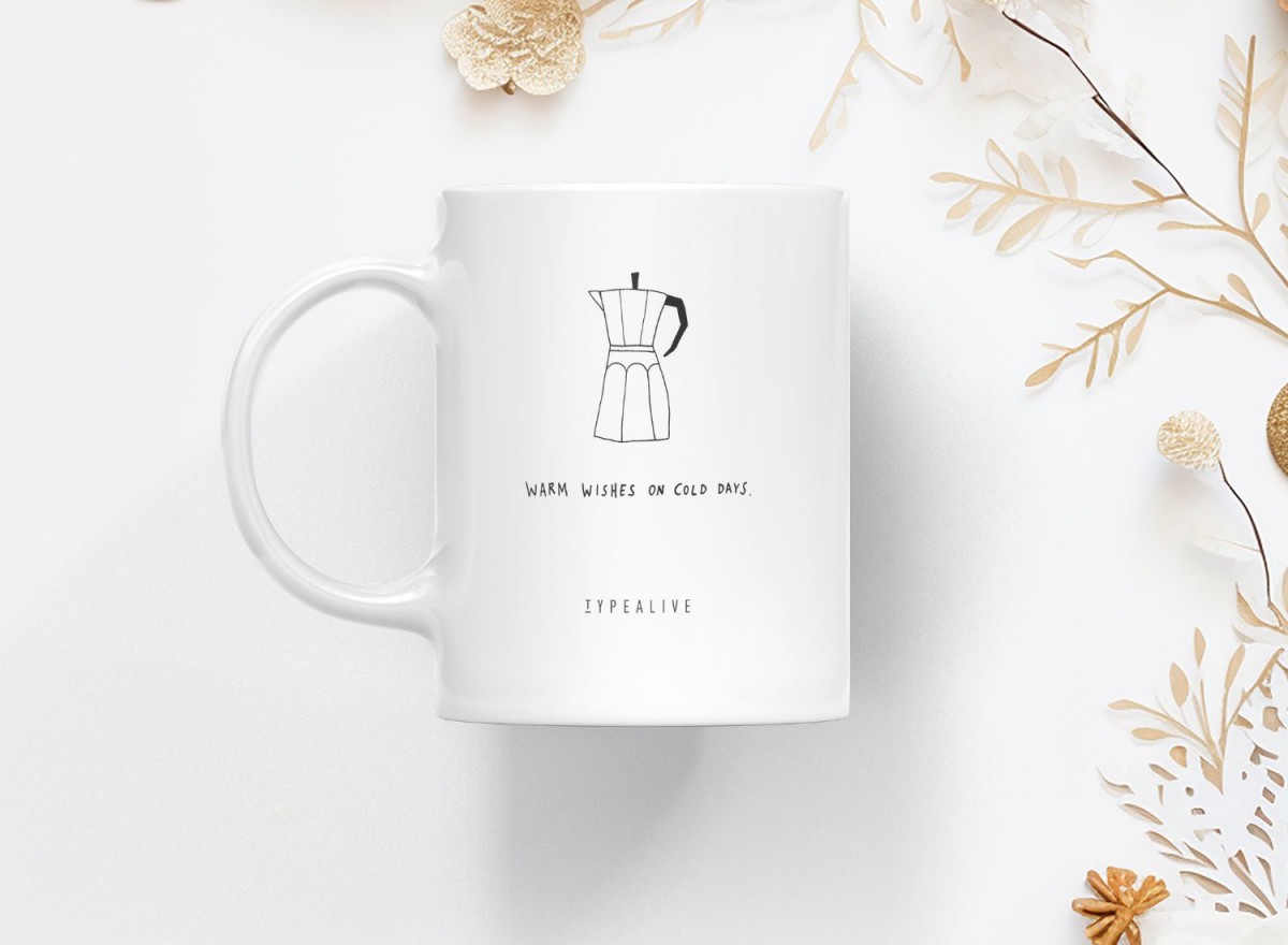 typealive / Tasse aus Keramik / Cold Days