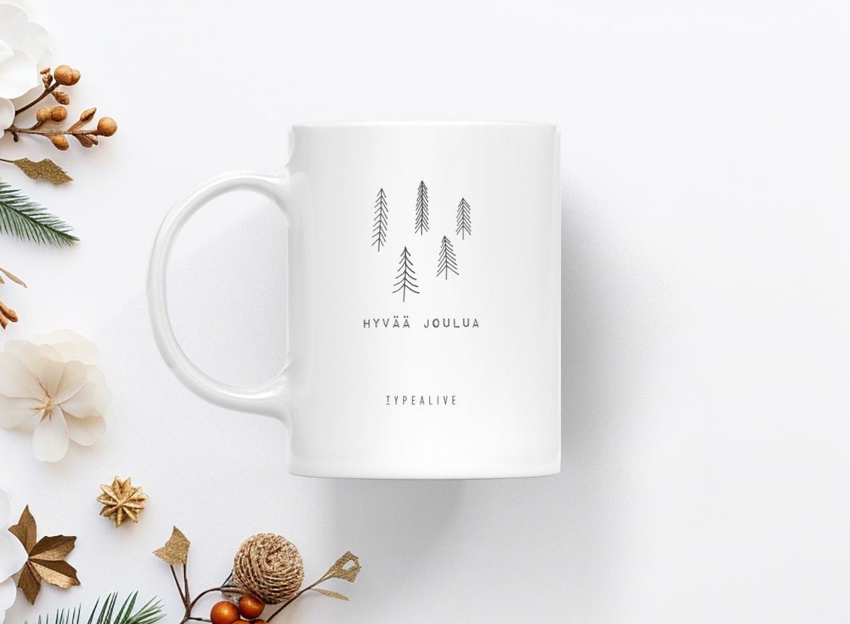 typealive / Tasse aus Keramik / Finnish Christmas