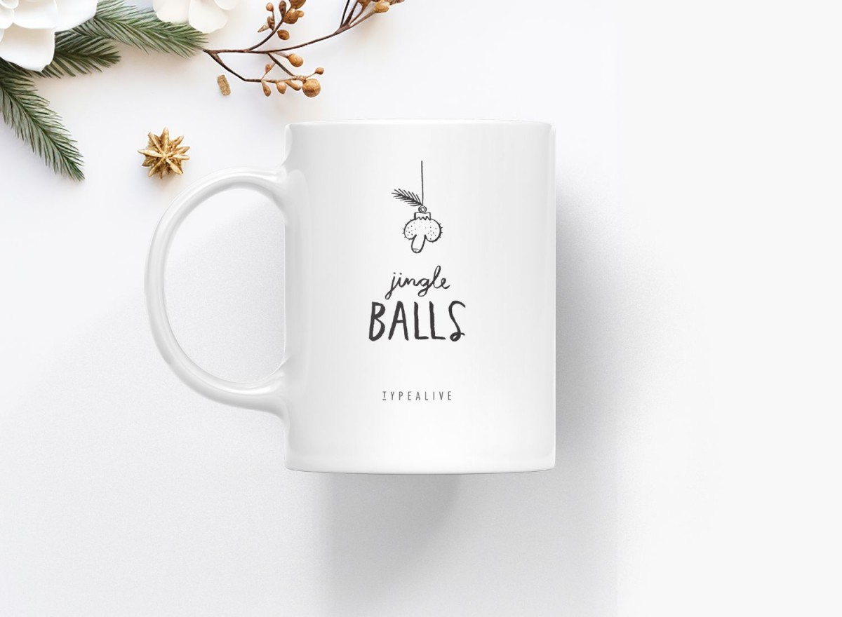 typealive / Tasse aus Keramik / Jingle Balls