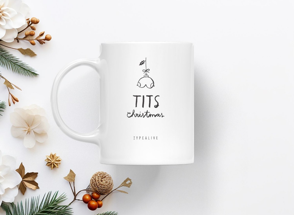 typealive / Tasse aus Keramik / Tits Christmas