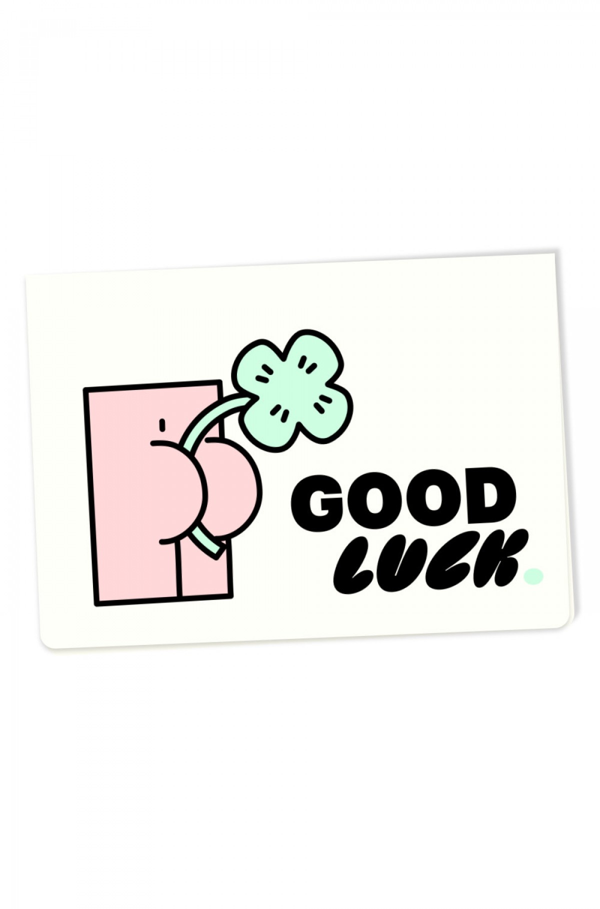 Klappkarte Good Luck – Brunhilda