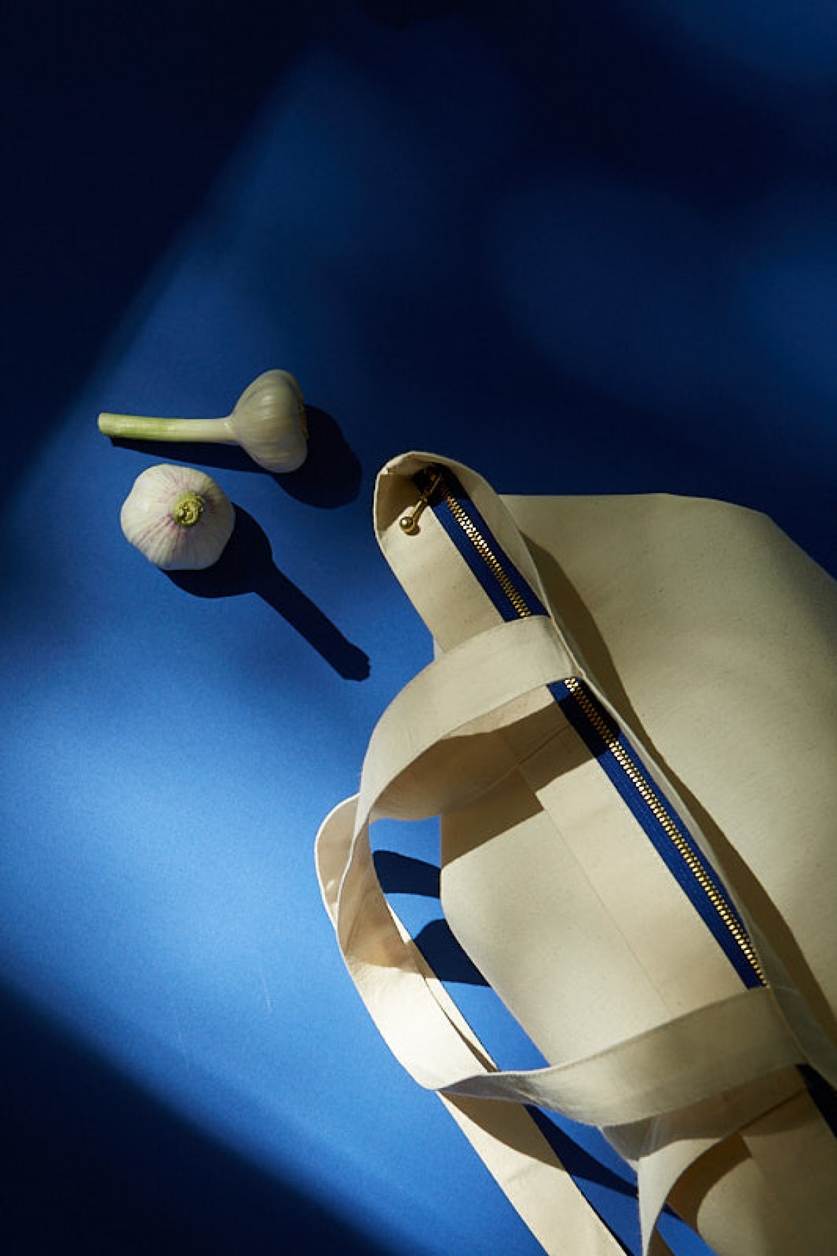 Since. Shopper mit goldenem Reißverschluss (navy)