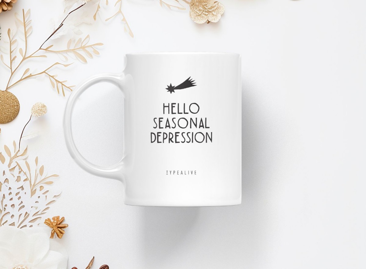 typealive / Tasse aus Keramik / Seasonal Depression
