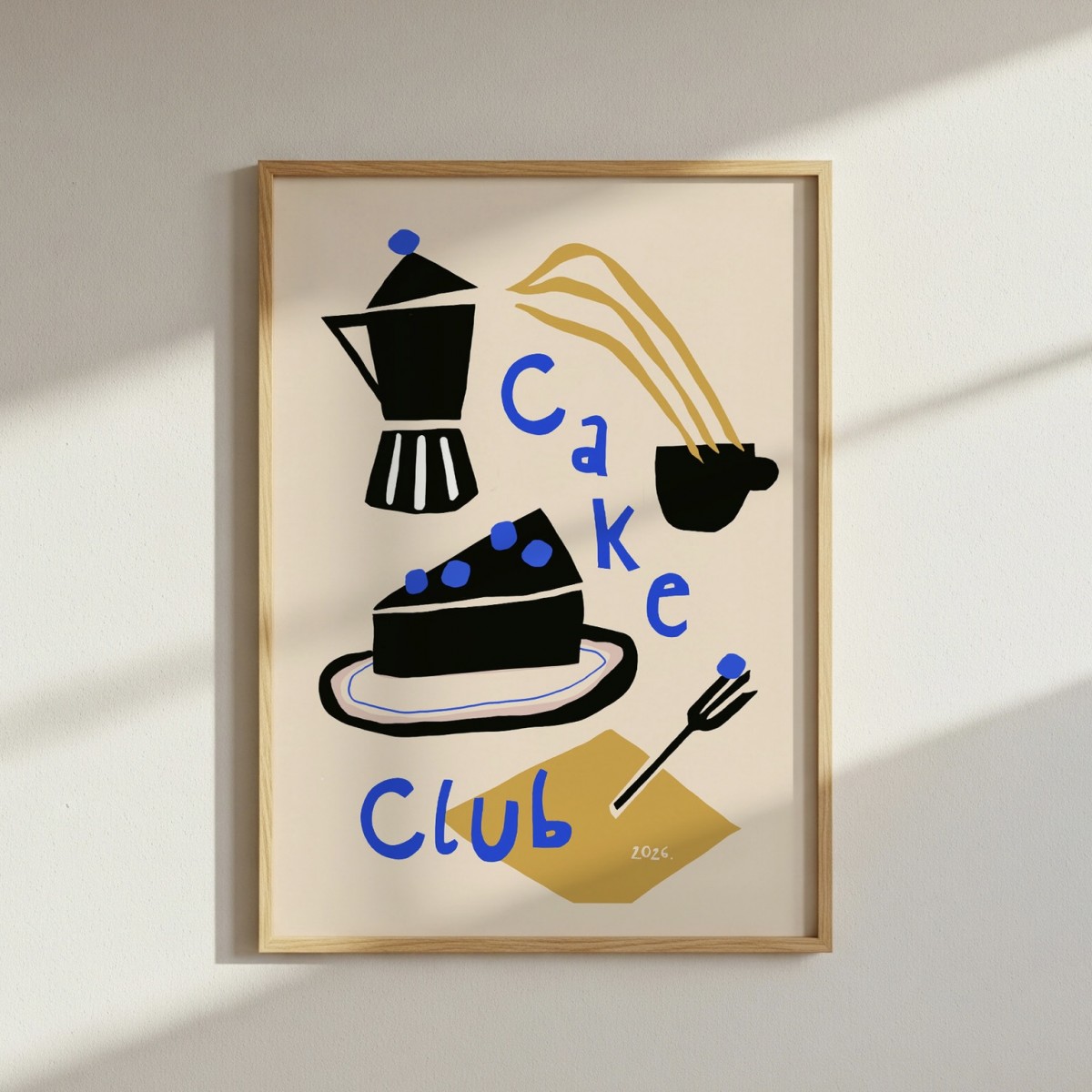 Cake Club Food & Kitchen Poster - ANOULI.STUDIO