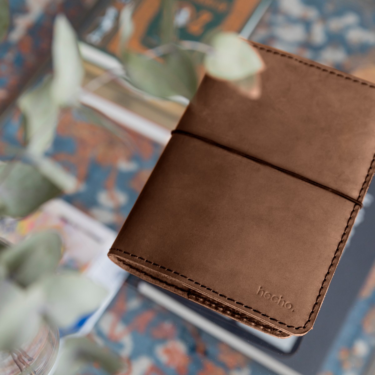 hecho. Reisepasshülle  | Impfpasshülle aus Pull-Up Leder | Handmade & Fair-Fashion |