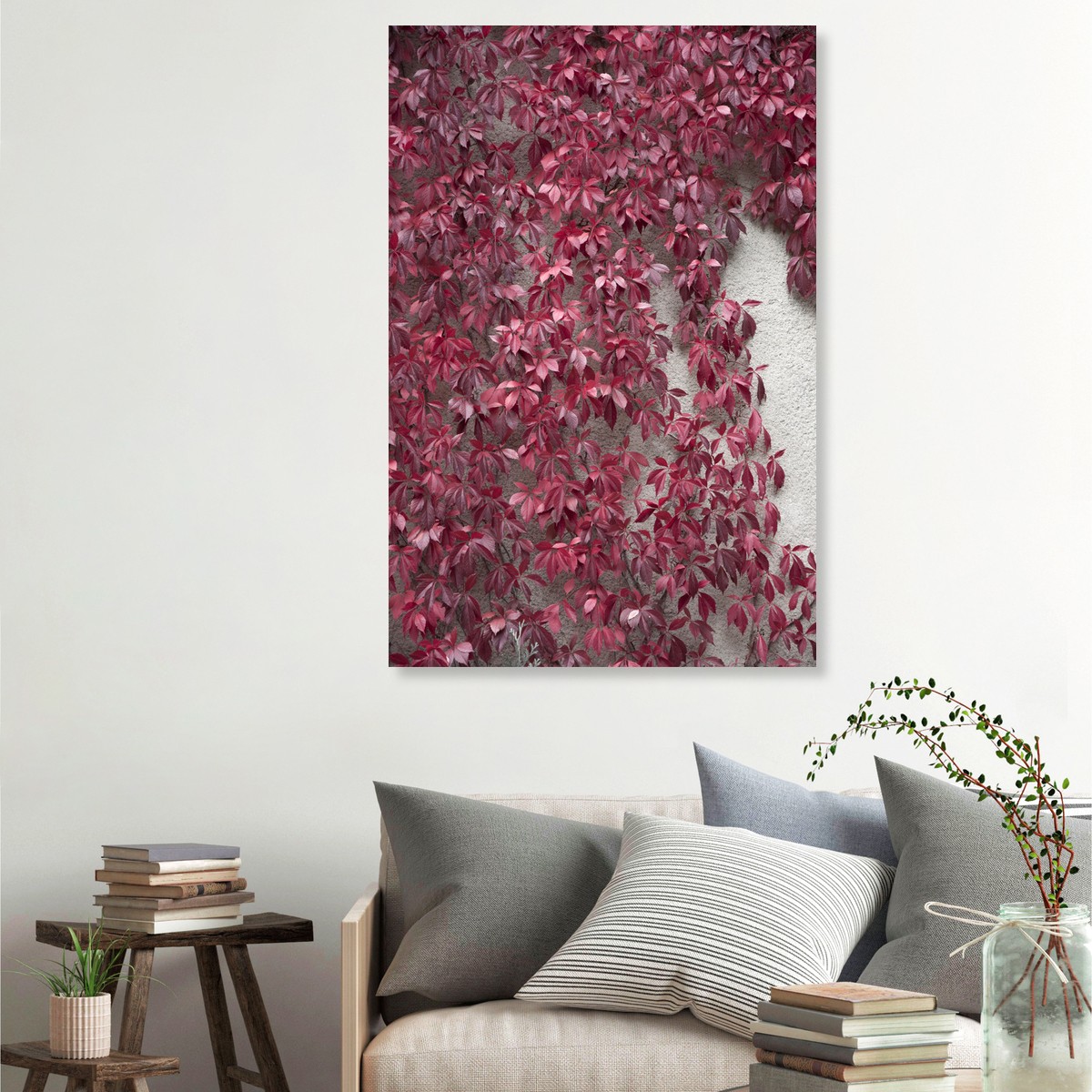 nahili ARTPRINT / POSTER "beauty of autumn" (DIN A1/A3 & 50x70cm) rote Blätter im Herbst Fotografie