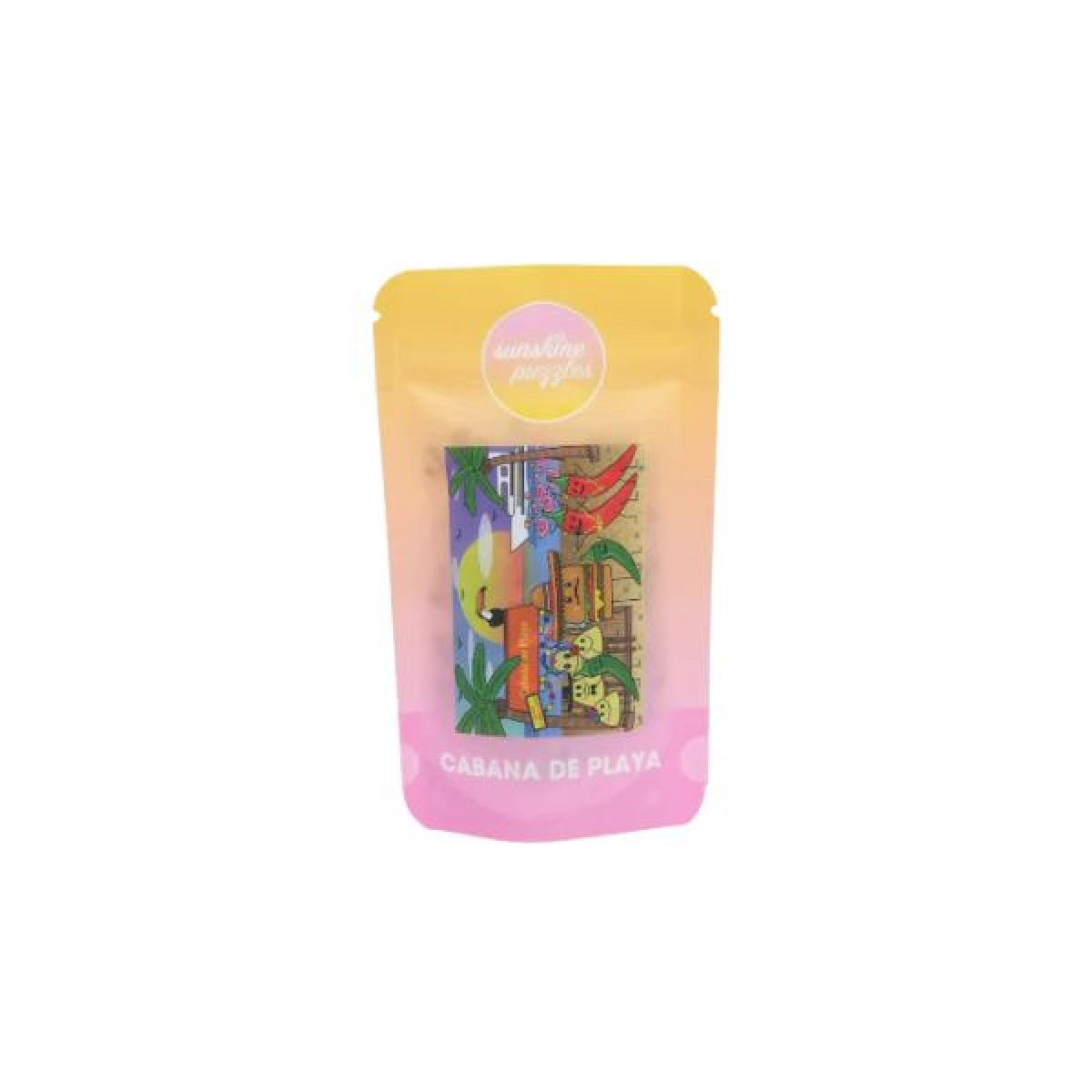 SUNSHINE PUZZLES: CABANA DE PLAYA, 99 TEILE MINI PUZZLE