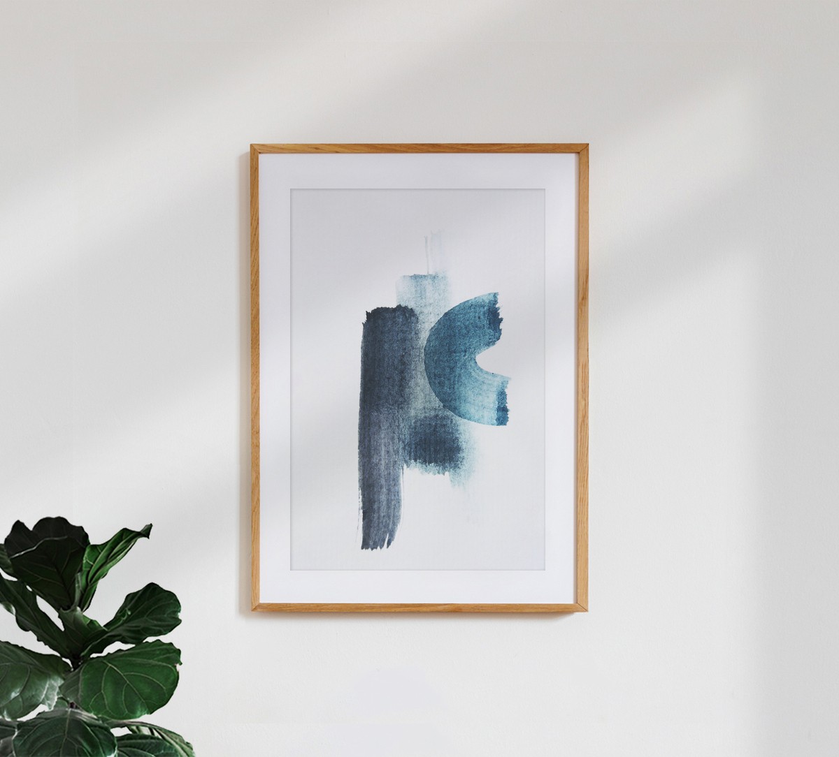 nahili ARTPRINT/POSTER "Aquarelle Meets Pencil - Strokes" (DIN A1/A3 & 50x70cm) abstrakter Druck Illustration Zeichnung